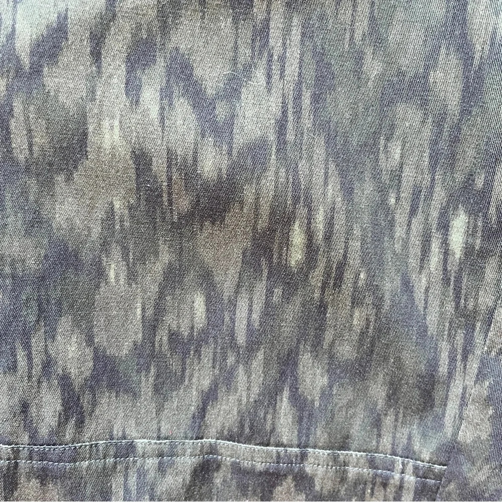Ecru Camo Pants Trousers Comfy Lightweight Moto Green Utility Style Sz 4 - Picture 16 of 16